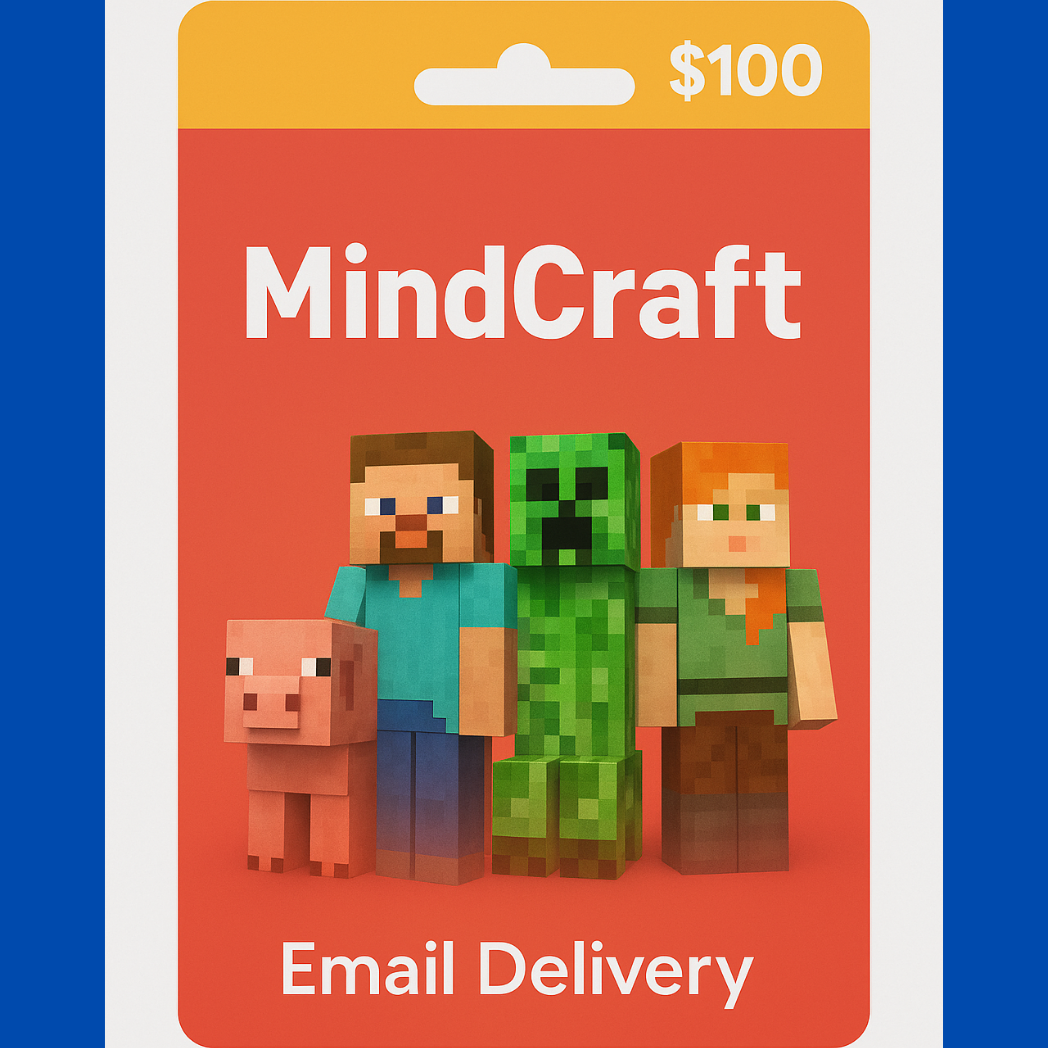 MindCraft gift card !!